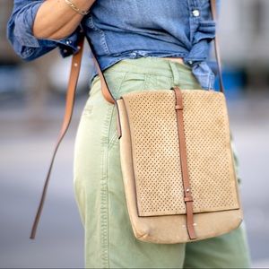 Michael Kors Collection Suede Messenger bag